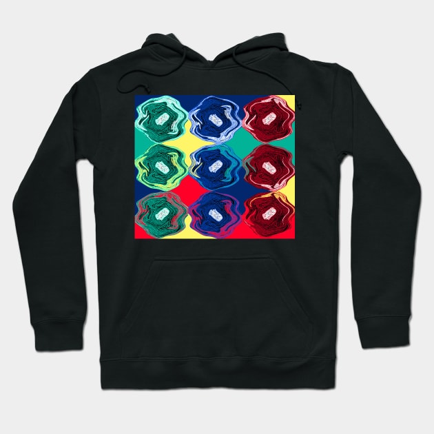 Pop Art String Theory Hoodie by ninasilver